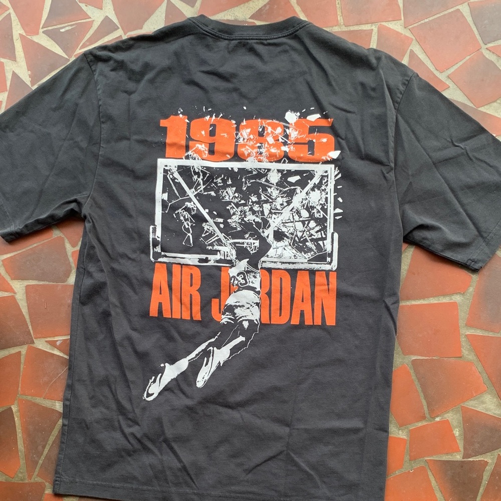 Men's Black Graphic Basketball T-Shirt